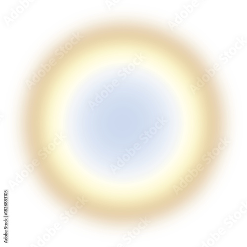 Soft yellow blue glow background