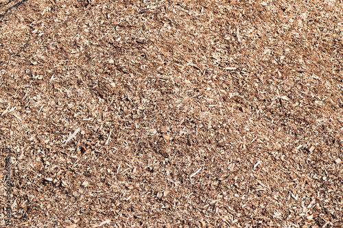 wood background, close-up of wood chips in the photo