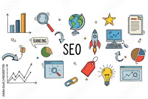 Seo concepts illustrated: algorithms, analytics, and optimization strategies