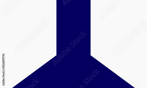 Blue arrow sign icon 3D render design concept vector illustration on a blank white banner web template