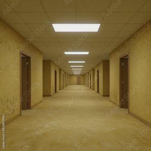 LEVEL 0: BACKROOMS ESCAPE, INFINITE ANCIENT OFFICE SPACE