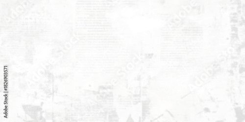 old newspaper background, blank grunge paper texture, dark news print pattern design with white grungy space for text, news backdrop