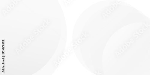 abstract white gradient color background with curve and swirl lines decoration