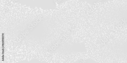 Dot white gray wave light technology texture background. Abstract big data digital concept.