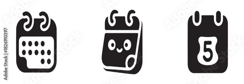 Schedule icon symbol, time management, .appointment schedule flat icon icon, vector illustration EPS 10.