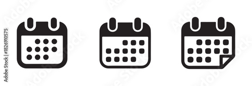 Schedule icon symbol, time management, .appointment schedule flat icon icon, vector illustration EPS 10.