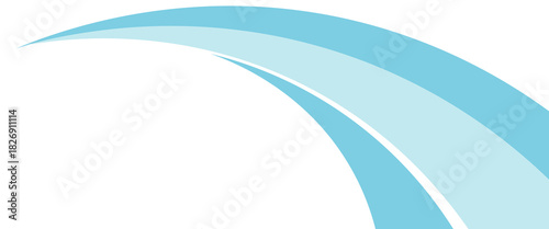 Abstract blue waves background, minimal waves design concept