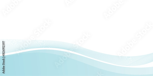Abstract blue wave background, minimal wave design concept, vector illustration. for banner, banner.eps.10