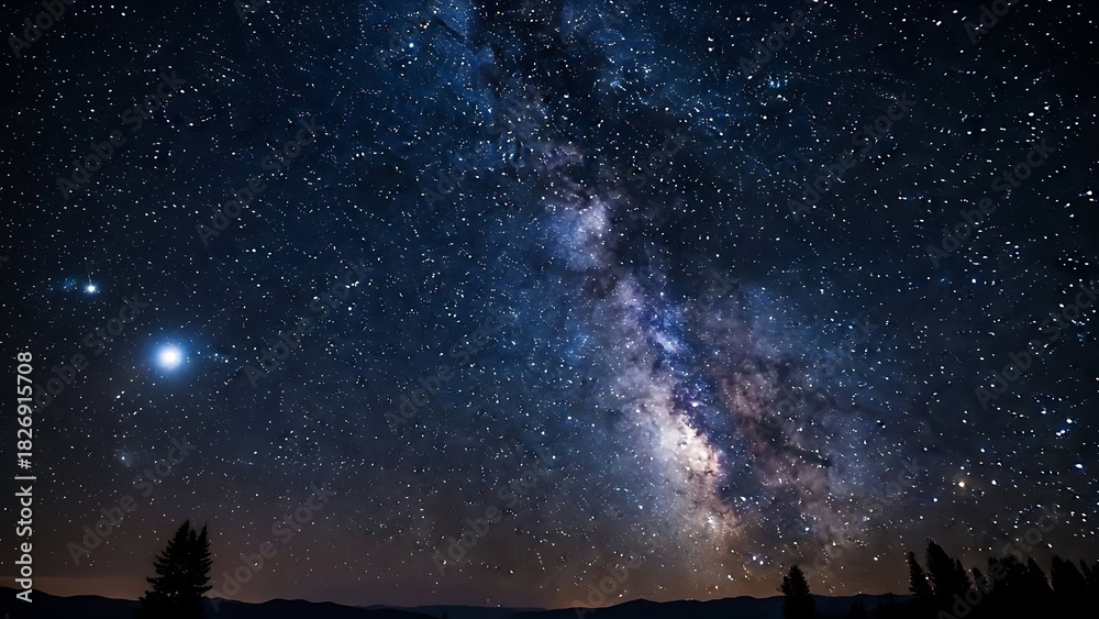Fototapeta premium starry night sky