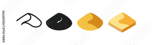 Evolution of abstract shapes: from outline to 3d geometric design