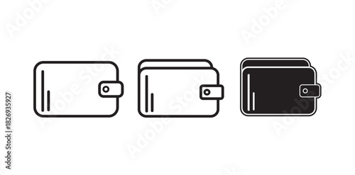 Wallet icon. E-wallet icon. finance, money, cash, payment. secure digital wallet png and vector illustrator on transparent background.