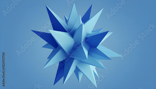 Symmetrical Ice Crystal Flower
