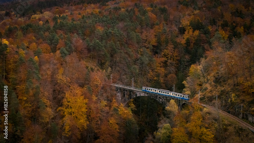 The beauty of Vigezzo Valey, Piedmont, Italy in autumn