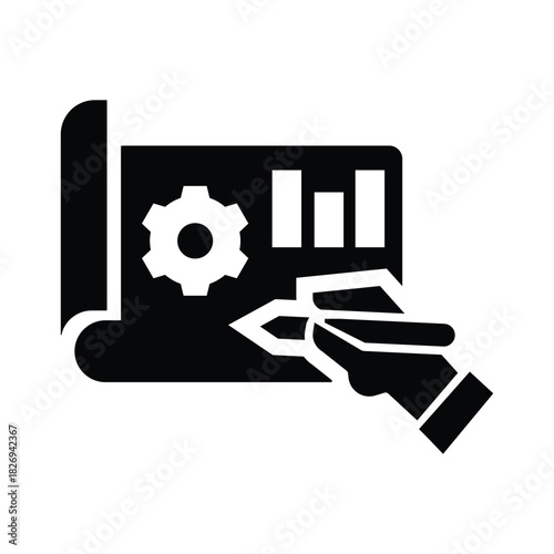 prototype glyph icon illustration vector graphic.eps