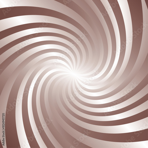 Photography Swirled groovy sunburst in dusty rose color vector illustration
