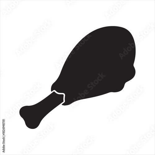 Fried Chicken Chicken on a white background