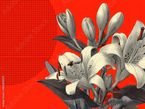 Flower graphic background