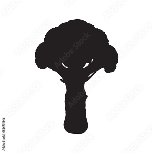 silhouette of a tree