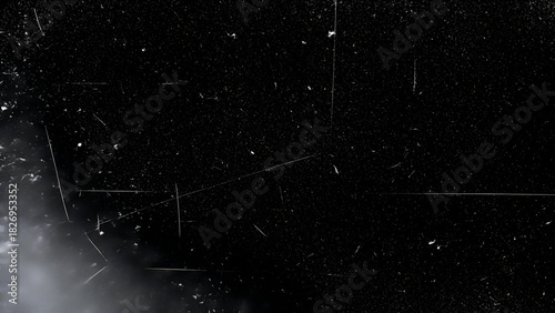 Dark grunge texture with scratches and dust black