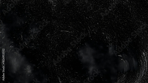 Dark Textured Background with Swirling White Streaks