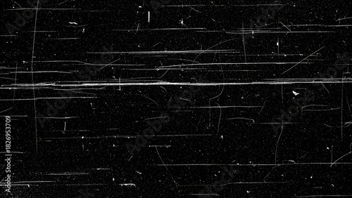 Dark Background With Horizontal Scratches And Dust