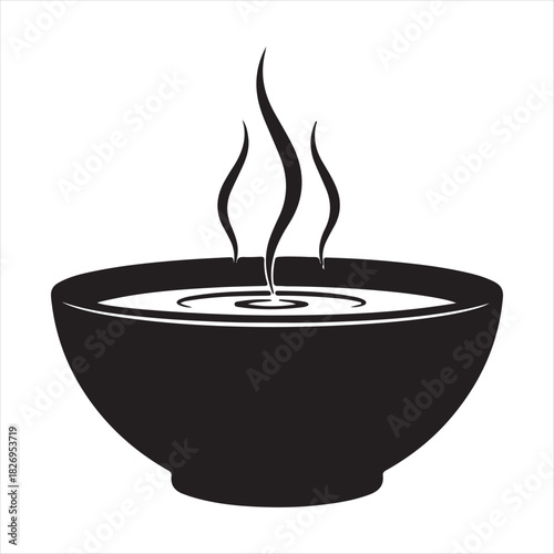 vector illustration of a pot