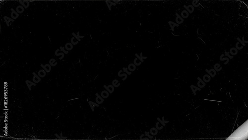 Dark Black Screen with Subtle Scratches and Dust image