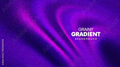 luxurious rich purple gradient with analog grain aesthetics created from thousands of individual dots. Deep gradient background with mysterious and futuristic atmosphere for trendy digital projects