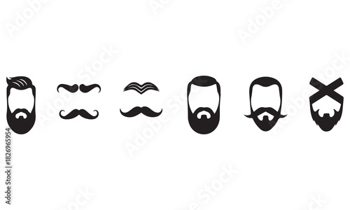 Beard and Mustache Styles Collection – Modern, Classic & Hipster Grooming Designs