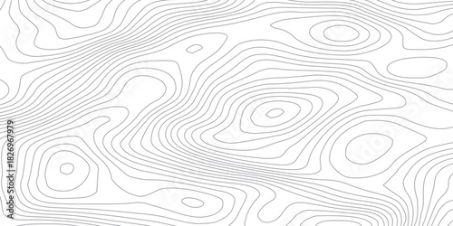 Abstract white topography vector background, Topographic map lines background. Abstract vector illustration.