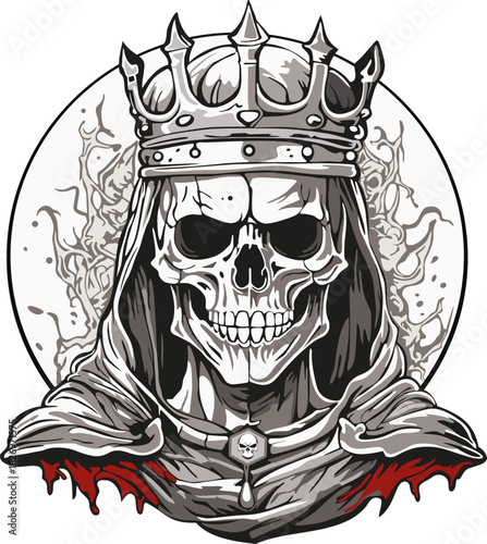 A Queen skull crowned