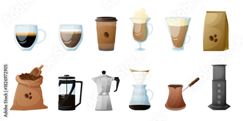 Coffee Drinks and Brewing Equipment