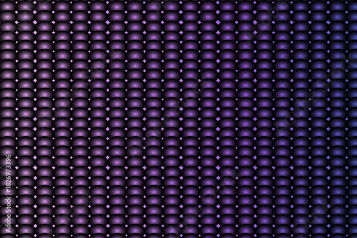 Gradient purple and blue sphere grid abstract texture background