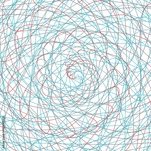 A green wave with a white background. The wave is made up of many lines and curves