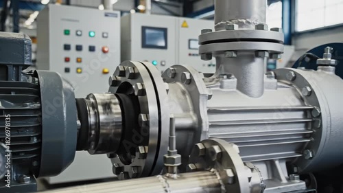 Industrial Motor and Pump System in Modern Manufacturing Environment