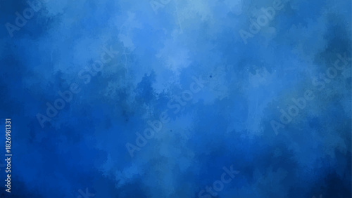 Deep Blue Abstract Watercolor Texture: Navy & Sapphire Cloud Swirl Background for Ocean, Cinematic & Dramatic Digital Design Projects