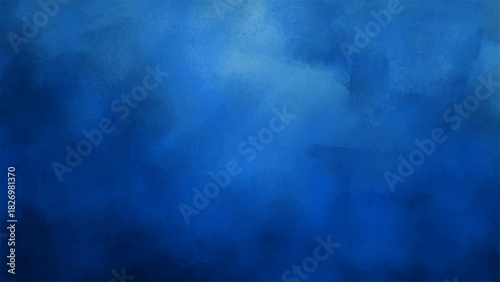 Deep Blue Abstract Watercolor Texture: Navy & Sapphire Cloud Swirl Background for Ocean, Cinematic & Dramatic Digital Design Projects