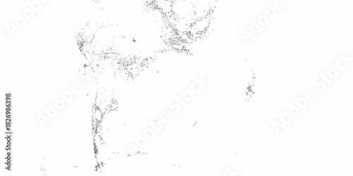 Black Brush strokes isolated on white background. Monochrome gray smoke design abstract background. Grunge texture Background. dirt overlay or screen distressed black texture, distress overlay texture