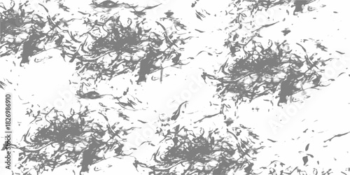 Black Brush strokes isolated on white background. Monochrome gray smoke design abstract background. Grunge texture Background. dirt overlay or screen distressed black texture, distress overlay texture