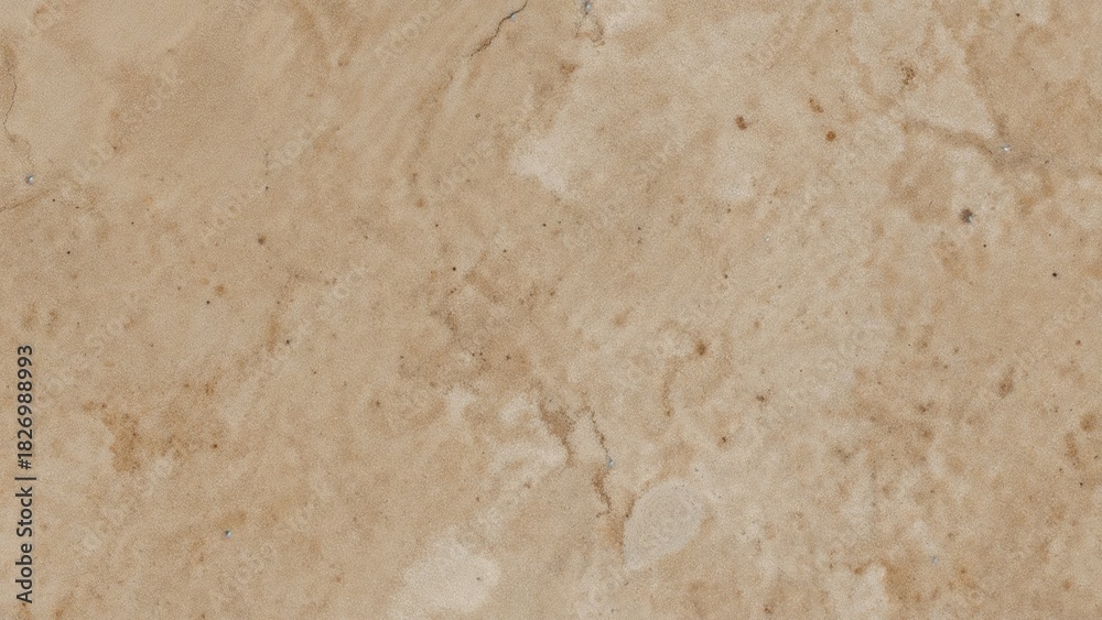 Fototapeta premium A close-up of beige marble or stone surface with natural veining and texture.