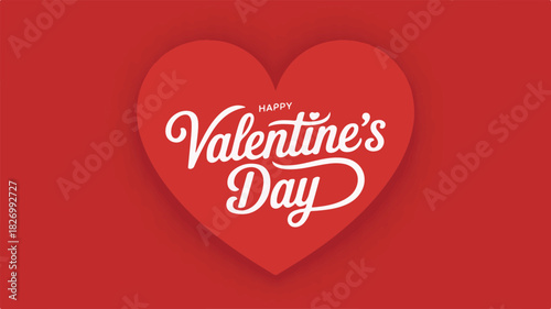 Minimalist Valentine's Day Greeting A Heartfelt Celebration of Love and Affection, Perfect for Cards