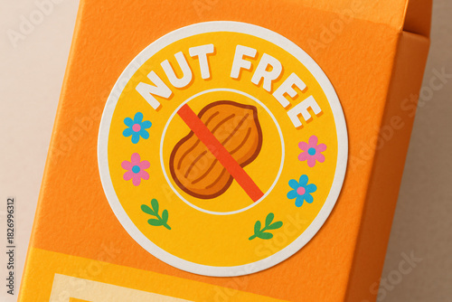 Nut Free Sticker