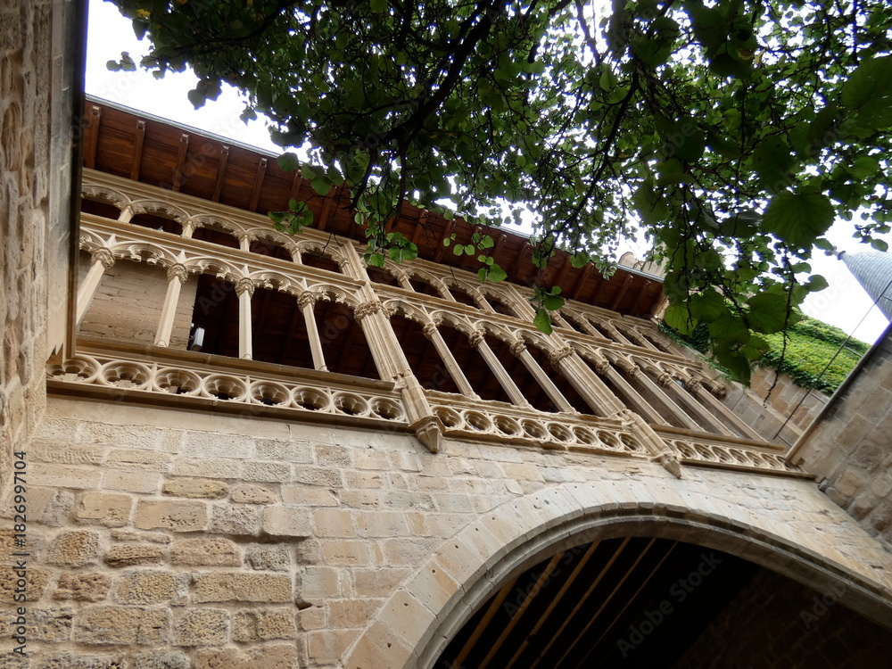 Obraz premium El Palacio Real de Olite, Palacio de los Reyes de Navarra de Olite O Castillo de Olite.