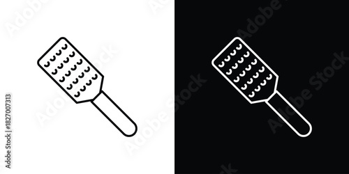 Grater icons vector. doodle. on a white background.