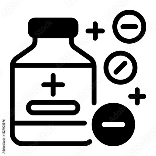 This Aspirin icon is suitable for pharmacy.