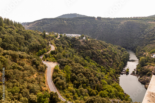 The Barcena Dam near Ponferrada, Spain