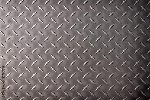 dark steel background. rhom...