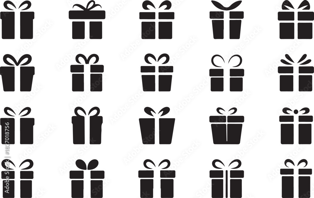 Fototapeta premium Present silhouettes