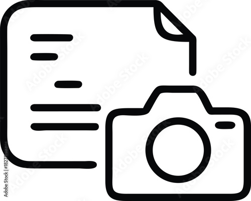 photo camera icon vector