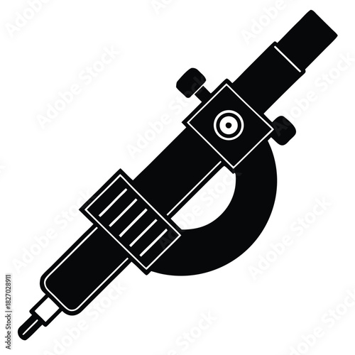 micrometeron white background